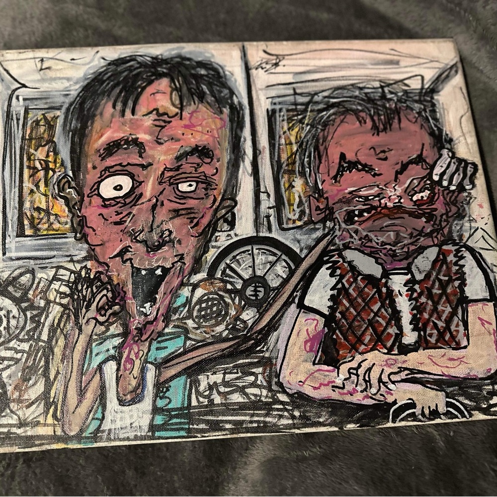 American “pickers” original art on canvas